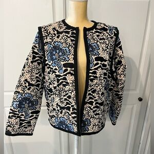 NWT Sea New York Haley Quilted velvet jacket